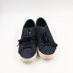 Adidas Dark Navy Blue Faux Suede Women's Sneakers US 6